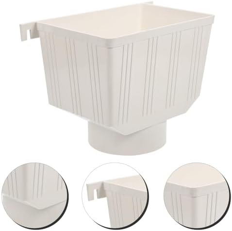 SOLUSTRE Downspout Diverter PVC Rainwater Collection Connector 110mm Gutter Downspout Filter for Rainwater Harvesting System Outdoor Water Drainage - Image 7