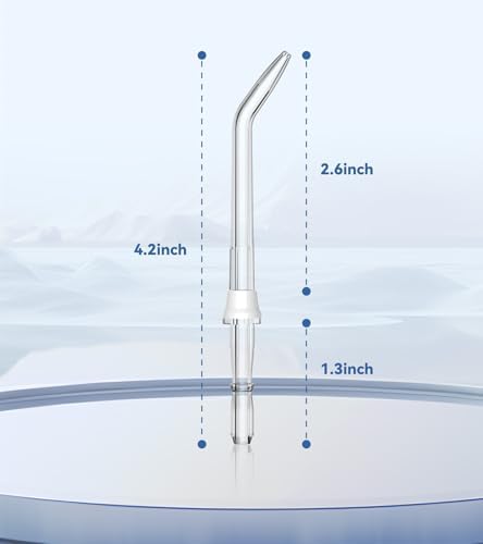 HEYAXA Water Flosser & Ultrasonic Electric Toothbrush Combo 2411WF, Water Flosser Replacement Tips, 7 Pcs, Black - Image 5
