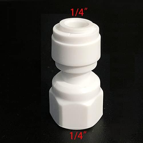 1/4" to 1/4" Female Quick Connector Tube Fittings Ball Valve Tee Straight/Eblow for Filter Water Purifiers RO Systems 10Pcs - Image 5