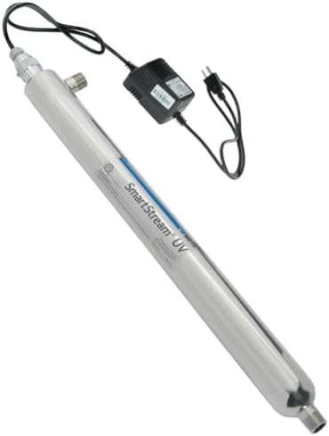 Watts SmartStream Ultraviolet Disinfection System, 8 GPM, 110V US Plug, 304 SS Reaction Chamber with 3/4 Inch MNPT Inlet/Outlet, Residential and Commercial Applications by WATTS