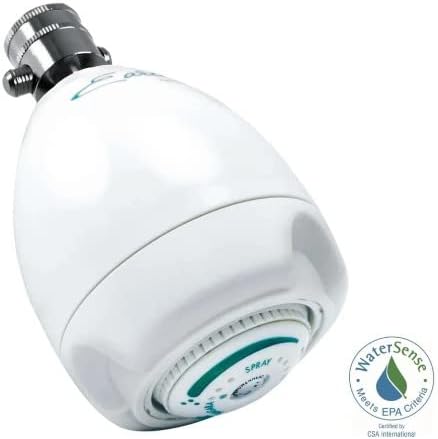 Niagara Conservation N2920-V Earth Spa 3-Spray with 2 GPM 2.7-in. Wall Mount Adjustable Fixed Shower Head, White | Showerhead Sprayer with Pressure Compensation Technology & Soap and Soak Pause Button - Image 6