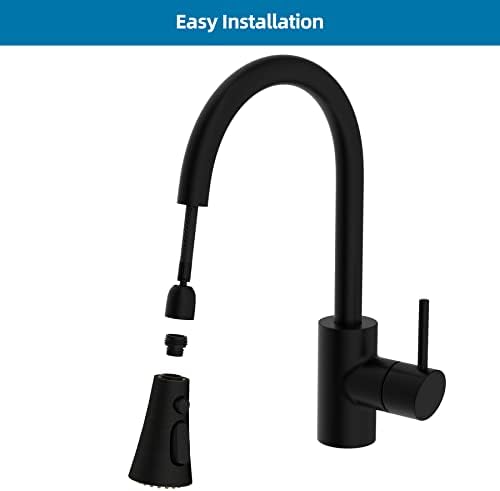Universal Kitchen Faucet Head, 3 Modes, 15 Adapter Kit, Oil Rubbed Bronze - Image 6