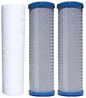 CFS 3 Pc RO Prefilter Set Stage 1-3 for ROES-50 ROES-75 RO-90 by CompleteFiltrationServices