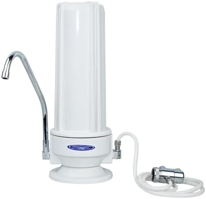 Smart Countertop Water Filter System | Crystal Quest (Single, White - Polypropylene) by CrystalQuest