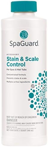 SpaGuard Stain & Scale Control for Spas & Hot Tubs, 1 Quart, Single Pack by SpaGuard