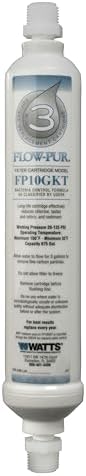 Watts Flow-Pur GAC/KDF RV 10" Inline Filter 10 Micron for 1/2" MPT Threaded - Image 2