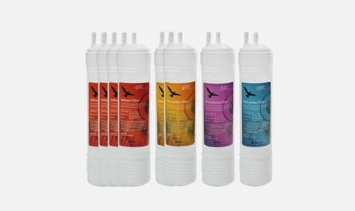 Filtertech Picogram 4-Stage Compatible Replacement Filter Set 11in Water Purifier (1yr set) by FILTERTECHKOREA