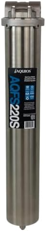 AQFS220S Whole House Salt-Free Water Conditioner and Filter, SS Housing by AQUIOS