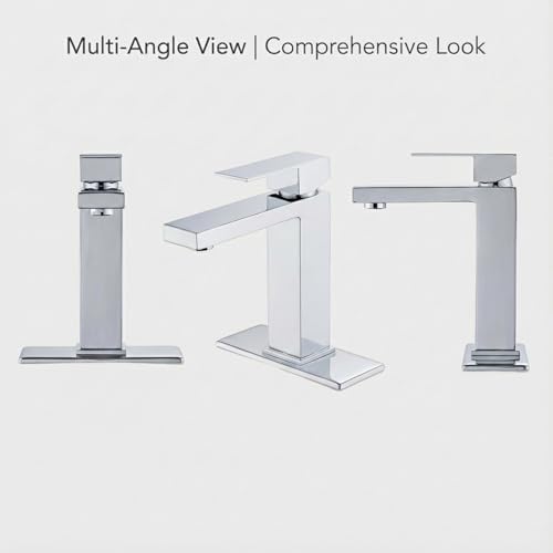 AVSIILE Chrome Bathroom Faucet, Single Hole Vanity Bath Faucet - Image 6