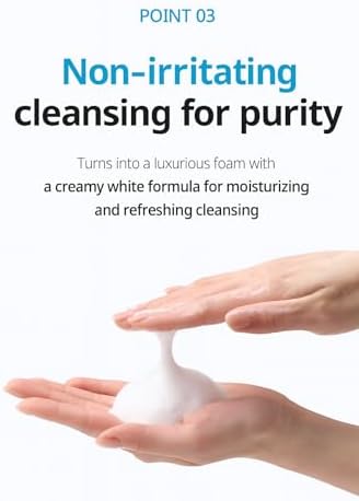 A.T.O.M.Y Evening Care Foam Cleanser, Moisturizing Face Wash with Natural Extracts, 5.1 Fl Oz - Image 5