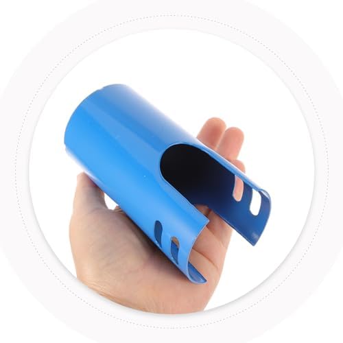 Outdoor Faucet Lock Cover with Keys, Blue Metal Water Tap Protector - Image 7