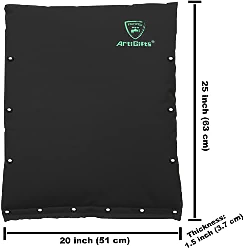 Pro Insulated Pouch - Backflow Insulation Cover for Winter Freeze Protection, Black, 20’’W x 25’’H - Measure Before Purchase - Image 6