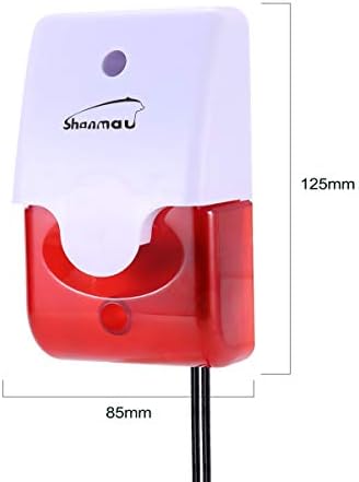 High / Low Water Level Sensor Detector Alarm 120 dB Red Strobe Siren, Adjustable Alarm Volume, Sump Bobber Water leak Sensor,16.4ft Probe Cord, Suitable for Water Tank/Aquarium, Swimming Pool/Basement - Image 7