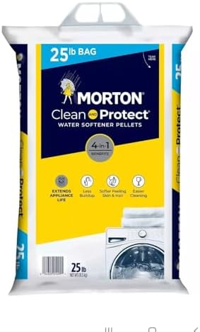 (3Pack) - 25lb Bags Morton Clean and Protect Water Softener Salt, Easy-Carry, Senior-Friendly, Lightweight - Image 7