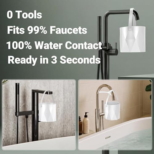 KOSNEW® 10-Stage Bath Faucet Filter, Shower Water Filter for Tub Faucet - Image 7