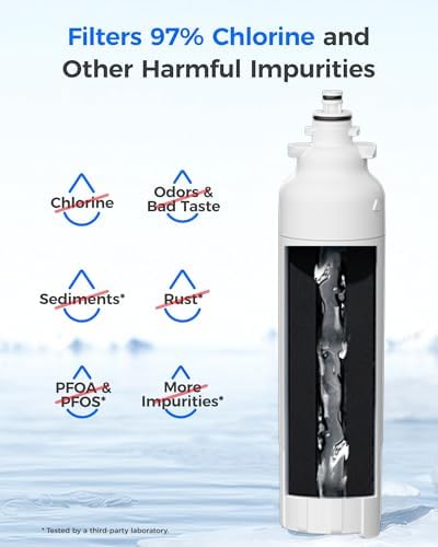 Waterdrop ADQ73613401 Water Filter, Replacement for LG® LT800P®, 3 Pack - Image 6