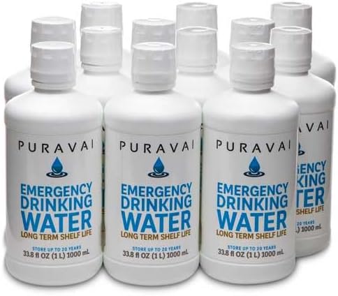 Ready Harvest – Puravai Emergency Drinking Water | 12-Pack (1L Bottles) | 20-Year Shelf Life | Emergency Water Supply (1 Pallet (792 Bottles)) - Image 2