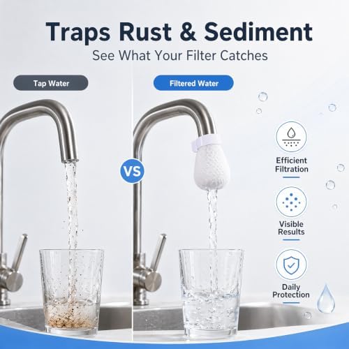 Faucet Filter 100-Pack, High-Density Cotton Pouch with Fine Fiber Mesh - Image 7