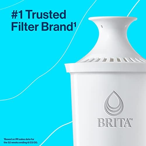 Brita Large Water Filter Pitcher with Standard Filter Replacements - 40 Gallons (2 Months) Filtration Capacity, Removes Chlorine Taste and Odor, Mercury, Copper - Image 6
