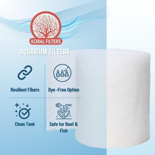 Premium Aquarium Filter Media Pad - Cut-to-Fit Roll, Fresh and Saltwater Safe, Blue & Dye-Free Options, Made in USA (Dye Free, 12"x120" (10 ft) x 0.75") - Image 6