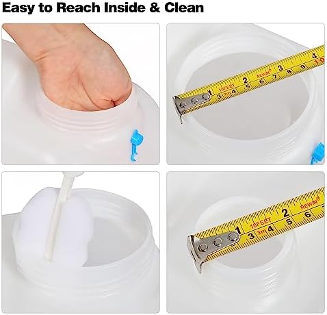 REDCAMP 5 Gallon/18.5L Portable Water Container with Spigot, White - Image 6