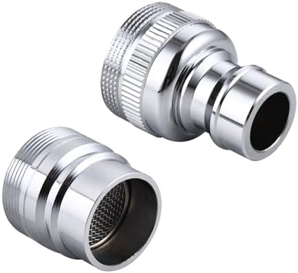 Dishwasher Faucet Adapter with Aerator, Faucet Adapter for Portable Washer, Dishwasher Snap Adapter Connection, for Kitchen/Bathroom Faucet, Chrome - Image 7