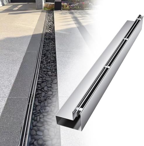 Linear Gutter Filters for Rainwater Outdoor Draina Channels Rainwater Harvesting Soluts Yard Water Ment Lacape Draina System by Unknown
