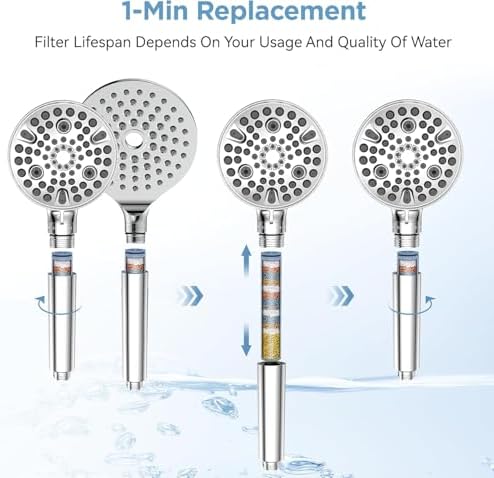 MakeFit Genuine Replacement Filter for Handheld Showerhead 1-Pack (MFR101) - Image 6