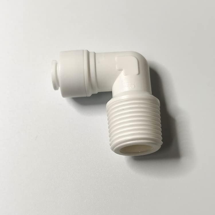 Malida Male Push To Connect Tube Fitting,water purifiers Quick Connector Drinks Dispense and water filtration system fittings (3/8 NPT Male x 1/4 OD Tube Elbow) - Image 5