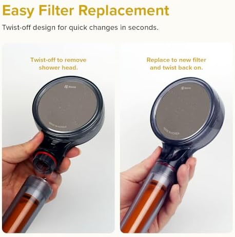Bluvia Vitamin C Filtered Shower Head | High Pressure Handheld Showerhead - Image 7