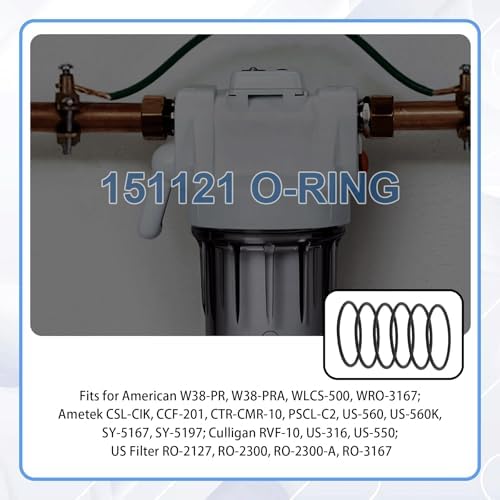 151121 OR-38 O-Ring Gasket Seal for Pentek Water Filter Housings & Slim Line Housings Replacement OR-38 WS03X10001 10800-034(6/Pack) - Image 7