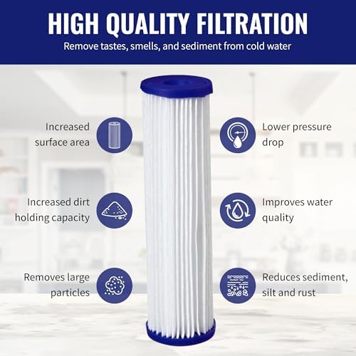 CFS 20x2.5 Pleated Sediment Filter for EQ-304-20 EQ-PFC.35-2 Pack - Image 6