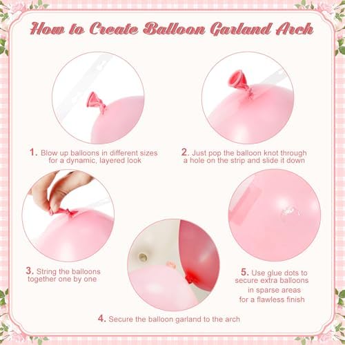 Dusty Pink Balloon Arch Kit for Baby Shower Bridal Shower Decorations - Image 7