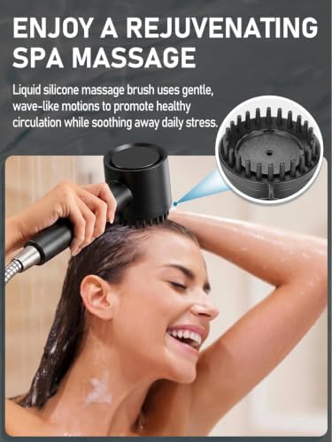 Cobbe Filtered Shower Head with Handheld 5 Spray Mode Black(2.5 GPM) - Image 7