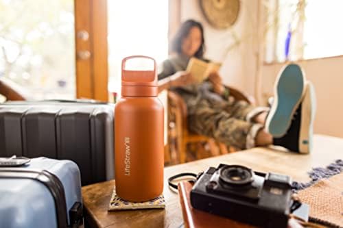 LifeStraw Go Series Insulated Steel Water Filter Bottle, 1 L, Nordic Noir - Image 6