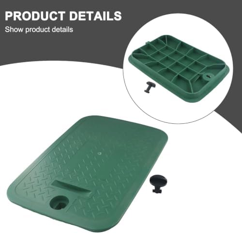 12x17 Inch Irrigation Valve Box Cover, Sprinkler Valve Lid with Hinged Design, for Outdoor Irrigation Valve Box Watering Equipment, Box Not Included - Image 7