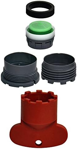 Danco 10780 1.5 gpm Cache Aerator Kit for Delta and Moen Faucets, Red/Black by DANCO