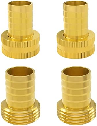 Hooshing 3/4" Garden Hose Repair Kit, Male and Female Hose Mender Connector - Image 5