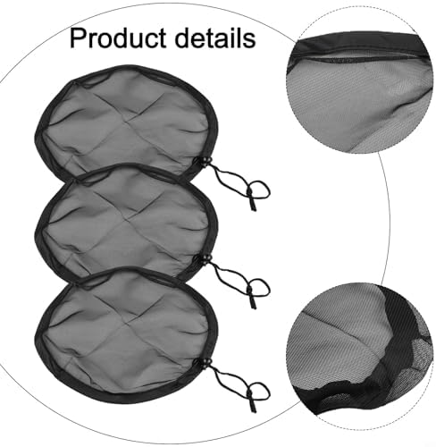 Mesh Cover for Rain Barrels 30cm Polyester Netting with Drawstring Fits Up to 28cm Diameter for Garden and Outdoor Use 3 Pack - Image 7