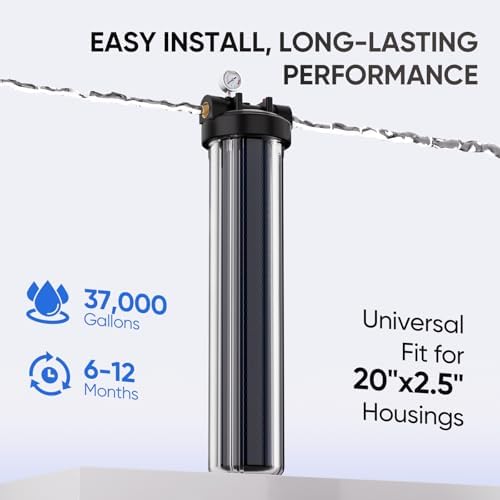 PUREPLUS 20" x 2.5" Whole House CTO PFAS Removal Water Filter,2 PACK - Image 7