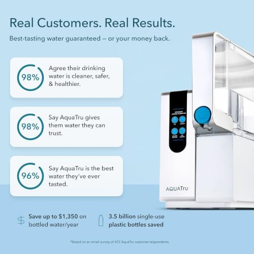 AquaTru Water Purification Unit - Certified NSF/ANSI Standards, Removes 84 Contaminants, No Plumbing Required, Cost-Effective, Environmentally Friendly - Image 6