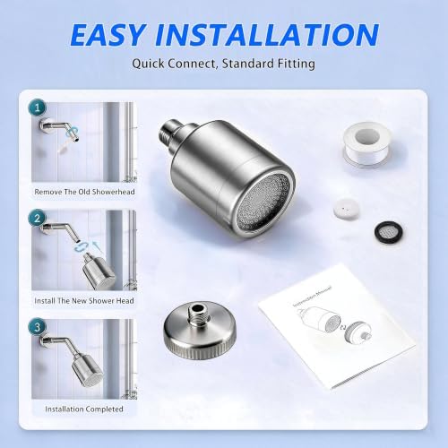 2 in 1 Shower Filter and Filtered Shower Head for Hard Water - Image 7