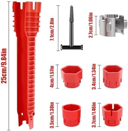 Faucet Wrench, 12-in-1 Sink Wrench for Tight Spaces - Image 6