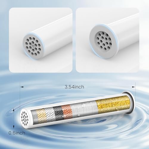 Bidet Water Filter for PWERAN Handheld Bidet Sprayer, 2 Pack Bidet Filter Replacement for Soften Hard Water,Remove Chlorine and Harmful Substances - Image 6