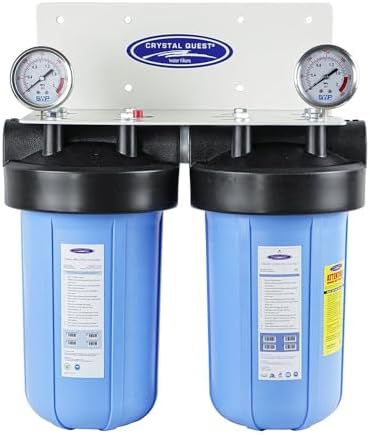 Compact Whole House Water Filter | Metal Removal (2-4 GPM | 1-2 People) - 1-1/2" by CrystalQuest