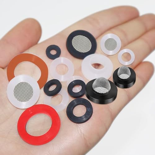 ZDBB 165 PCS Plumbing Hose Rubber Washers Assortment Set with Screen Filter and Silicone Washer Kit,for Shower Head Gasket Garden Hose Washing Machine Inlet Supply Lines Faucet Gaskets Replacement - Image 7