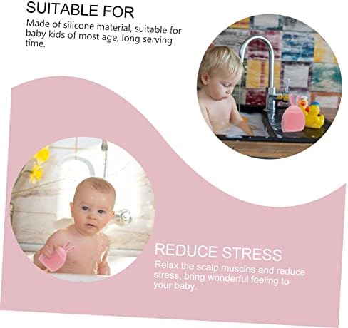 3Pcs Silicone Baby Boy Girl Shower Brush, Gentle Cleansing Face Scrubber - Image 7