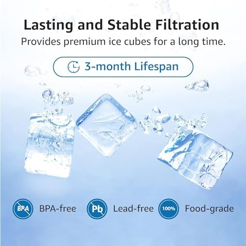 AQUA CREST C33 Ice Maker Filter, Compatible with GE® Opal Ice Maker, 3 Pack - Image 6