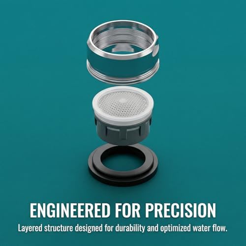 2-Pack RP330 Faucet Aerator with Removal Wrench, 2.2 GPM, Chrome - Image 7