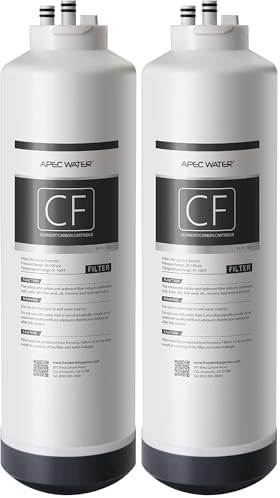 APEC 1st Stage Sediment and Carbon RO Replacement Filters for ROTL-600 Tankless RO System (Pack of 2) by APECWaterSystems